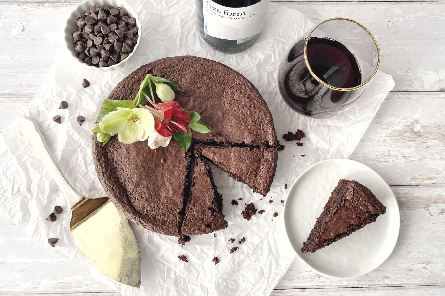 Free-Form-Cabernet-Sauvignon-Chocolate-Torte